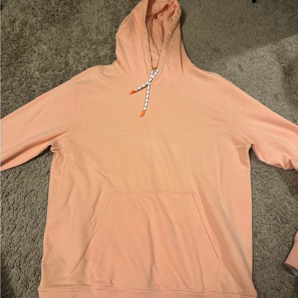 Free Planet Light Peach Hoodie for Women